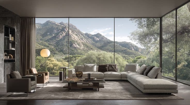 Wohnzimmer Berge - Raum zum Wohlfühlen